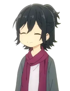 ☺️ Anime, Kreskówka, Postać, Portret, Manga, Uśmiech telegram sticker