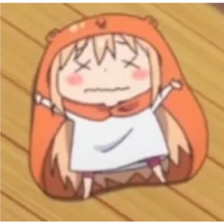 😵 Umaru Doma Himouto! Umaru-chan Anime, Chibi, Manga, Imut, Umaru whatsapp sticker