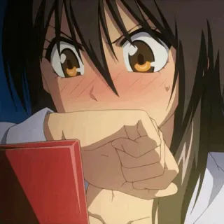 📌 Anime, Mädchen, Erröten, Süß, Schüchtern telegram sticker