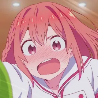 🧡 Sumi Sakurasawa Rent-A-Girlfriend Anime, Niedlich, Schockiert, Mädchen, Charakter, Sumi Sakurasawa whatsapp sticker