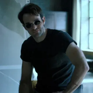 🥊 Matt Murdock Daredevil super-héros, Marvel, aveugle, avocat whatsapp sticker