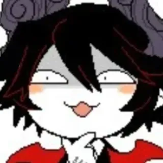 😈 anime, cartoon, character, funny, face whatsapp sticker
