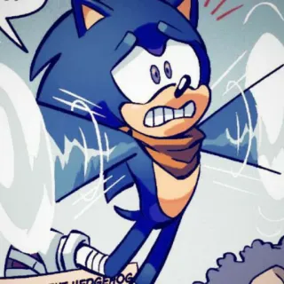 😰 Sonic sonic the hedgehog, мультфильм, sonic telegram sticker