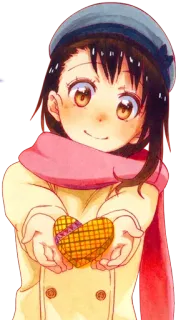 💝 Anime, Cartoon, Mädchen, Herz, Kawaii, Süß, Freundschaft, Liebe whatsapp sticker
