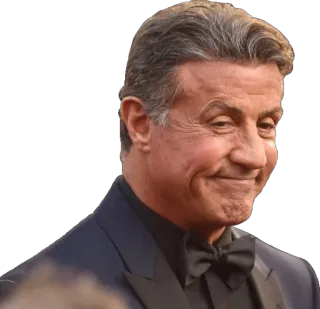 😊 Sylvester Stallone acteur, célébrité, portrait telegram sticker