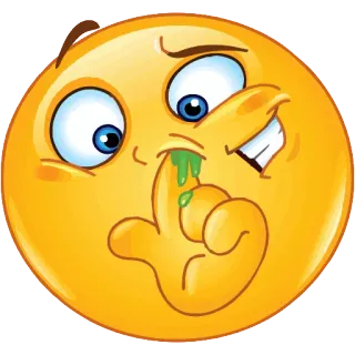 👃 Emoji, Ruhe, Psst, Geheimnis, Gesicht telegram sticker