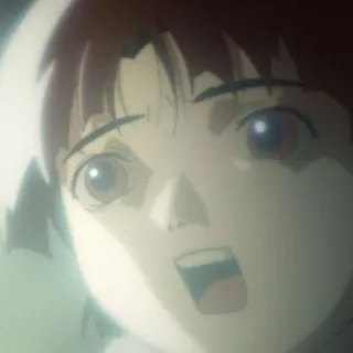 😱 Lain Iwakura Serial Experiments Lain Anime, Cyberpunk, Serial Experiments Lain, Lain, Iwakura whatsapp sticker
