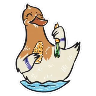 Quack-Quack by @zeligen7 telegram stickers