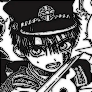 🔭 Amane Yugi Toilet-bound Hanako-kun Animé, Manga, Hanako-kun, Garçon, Uniforme, Couteau, Fantôme, Paranormal telegram sticker