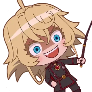 😈 Tanya Degurechaff Saga of Tanya the Evil Anime, Militär, Uniform, Chibi, Cartoon whatsapp sticker