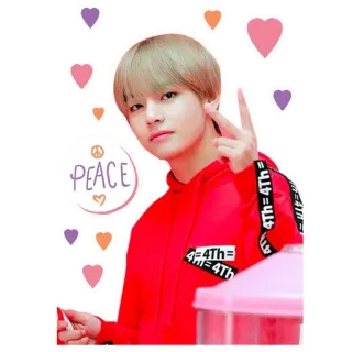 ✌️ PEACE мир, сердца, знак мира, знаменитость, человек, наклейка whatsapp sticker
