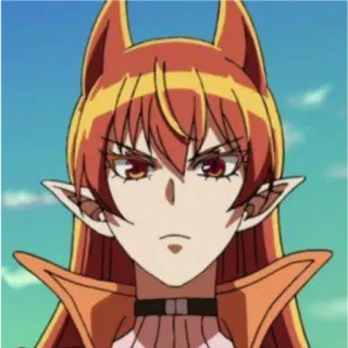 ❤ Anime, Duivel, Meisje, Horens, Oren, Elf whatsapp sticker
