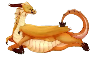 🐲 dragon, animal, fantasy, cartoon telegram sticker