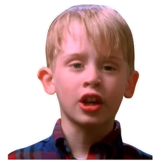🙂 Kevin McCallister Home Alone 케빈 맥컬리스터, 나 홀로 집에, 크리스마스, 맥컬리 컬킨, 영화, 아이 telegram sticker