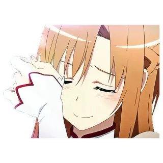 ☺️ Asuna Yuuki Sword Art Online Anime, Ragazza, Sorriso, Sword Art Online, Asuna, Yuuki telegram sticker