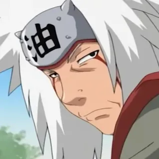 ☁️ Jiraiya Naruto 油 Anime, Manga, Personaje, Jiraiya, Naruto, Diadema telegram sticker