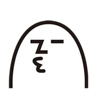 ⚪️ Z_- Dibujo animado, Personaje, Abstracto, Expresión, Simple, Lindo whatsapp sticker