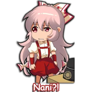 🤨 Nani?! อนิเมะ, คำถาม, น่ารัก, มังงะ telegram sticker