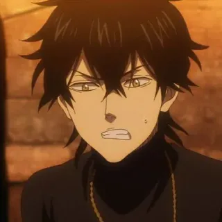 🥑 Yuno Black Clover Anime, Black Clover, Yuno, Magia, Mago telegram sticker