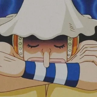 😞 Usopp One Piece Usopp, One Piece, animé, personnage, triste, manga whatsapp sticker