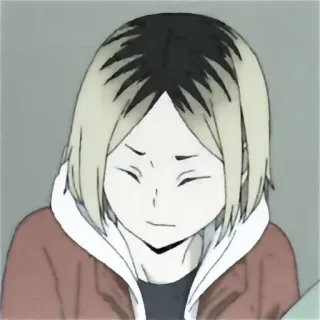 🧼 Kozume Kenma Haikyuu!! Anime, Haikyuu, Kozume Kenma, Kenma, Postać, Siatkówka telegram sticker