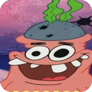 🫥 Patrick Star SpongeBob SquarePants telegram sticker