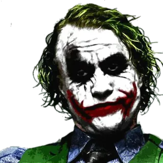 🃏 Joker Joker, DC Comics, villano, payaso, personaje telegram sticker
