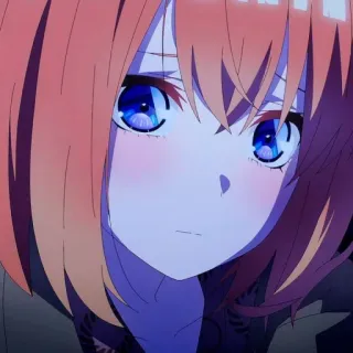 🍑 Yotsuba Nakano The Quintessential Quintuplets Anime, Personnage, Fille, Mignon, Quintessentielles Quintuplées, Yotsuba Nakano telegram sticker