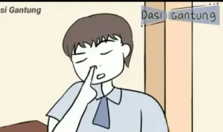 Dasi gantung telegram stickers
