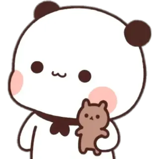 😀 Panda, Bär, Süß, Cartoon, Tier telegram sticker