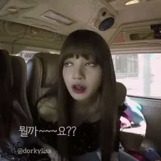 🌦 뭘까~~~~요?? wanita, blackpink lisa, penyanyi, k-pop telegram sticker