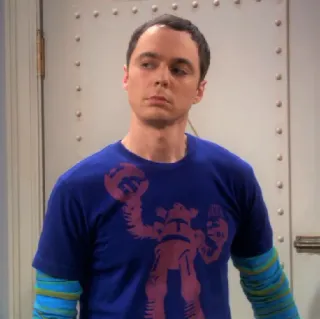 🤏 Sheldon Cooper The Big Bang Theory Sheldon Cooper, The Big Bang Theory, character, sitcom, TV show telegram sticker