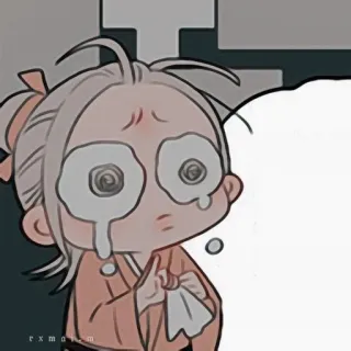 😭 piangere, triste, anime, cartoni animati, lacrime, emotivo telegram sticker