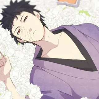 😪 Obito Uchiha Naruto anime, manga, character, obito uchiha, naruto telegram sticker
