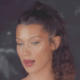🎠 Bella Hadid Bella Hadid, Modelka, Kobieta, Portret telegram sticker