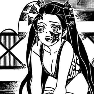 🪶 Daki Demon Slayer Anime, Manga, Iblis, Daki, Upper Rank Enam, Demon Slayer, Kimetsu no Yaiba whatsapp sticker