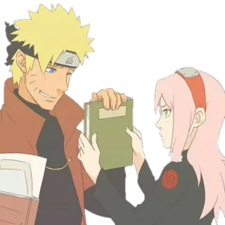 📗 Naruto anime, naruto, sakura, cartoon, characters telegram sticker