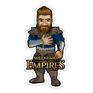 ✋ Medieval Empires MEDIEVAL EMPIRES medieval, empires, game, cartoon, character, sticker telegram sticker