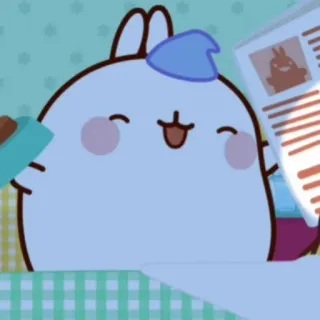 🌟 bunny, cute, cartoon, animal, kawaii telegram sticker