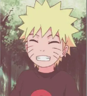 🌟 Naruto Uzumaki Naruto Naruto, anime, manga, hoạt hình, cười, vui vẻ telegram sticker