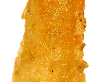 ⚪️ nourriture, frit, doré, croustillant, texture whatsapp sticker