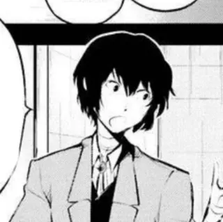 🧷 Dazai Osamu Bungou Stray Dogs Anime, Mangá, Bungou Stray Dogs, Dazai Osamu, Personagem telegram sticker