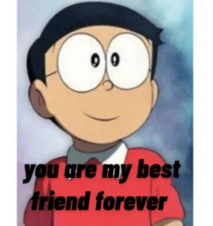 @stickersbag 💖 Nobita Doraemon telegram stickers
