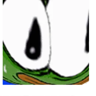 😳 pepe, rana, meme, triste, internet, espressione, verde telegram sticker