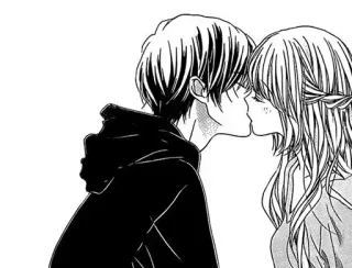 ♥️ Manga, Beso, Romance, Anime, Pareja, Amor telegram sticker