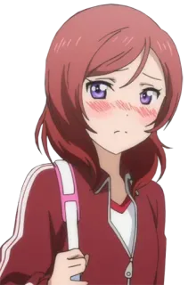 💁 anime, girl, cartoon, cute, school uniform telegram sticker