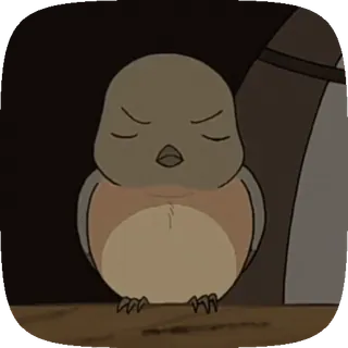 😒 Bird Over the Garden Wall telegram sticker