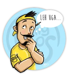😏 LEH UGA... whatsapp sticker