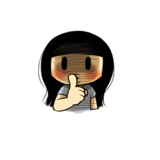 🙊 psst, ruhe, stille, mädchen, cartoon telegram sticker