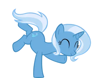 ☺️ Trixie Lulamoon My Little Pony Pony, Einhorn, Trixie Lulamoon, Magie, Süß, Cartoon, My Little Pony telegram sticker